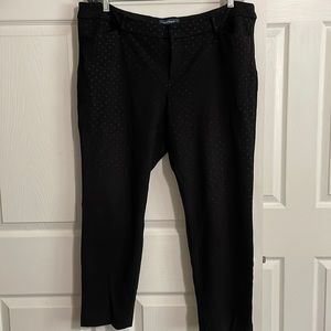 Old Navy Black polka dot